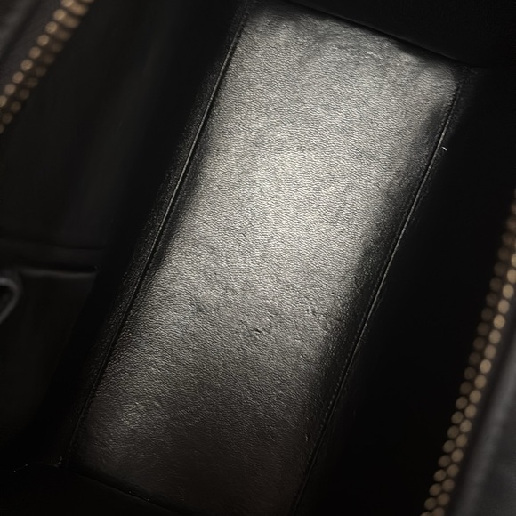 Celine Micro Luggage Black Smooth Leather Bag - Picture 11 of 11